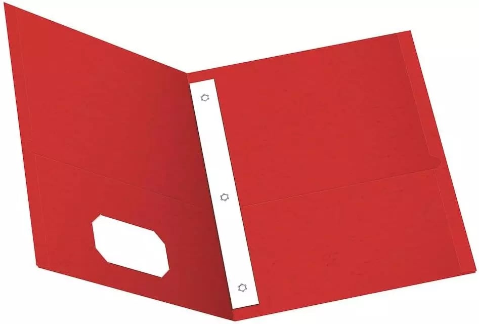 Oxford® Twin Pocket Portfolios with Fasteners