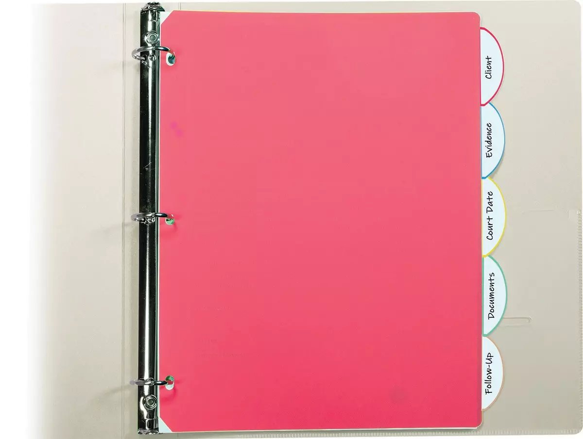 池内友次郎書誌 Bibliography and Index Series 5 C-Line 5-Tab Poly Binder Index Dividers