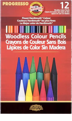 KOH-I-NOOR® Progresso Woodless Colour Pencils
