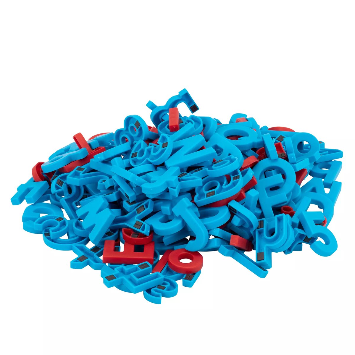 Color-Coded AlphaMagnets and Math Magnets - Regular Size 1 1/2