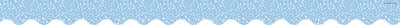 Composition Blue Scalloped Border Trim